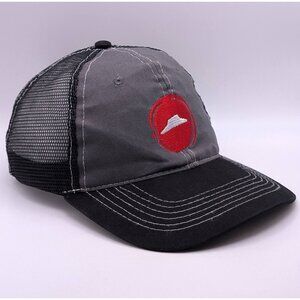 Pizza Hut Hat Cap Strap Back Black Gray Restaurant Crew Member Employee Unisex
